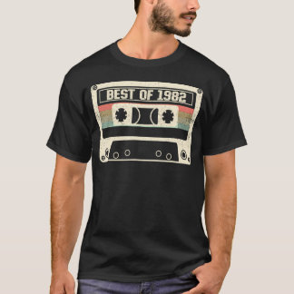 1982 Cassette Tape 42Nd Birthday Best Of 1982 T-Shirt