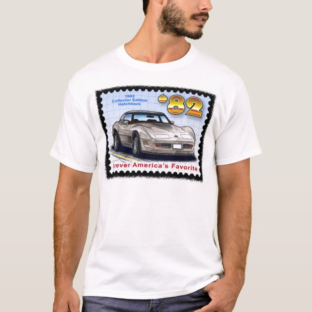 1982 Collector Edition Hatchback Corvette T-Shirt (Front)