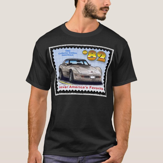 1982 Collector Edition Hatchback Corvette T-Shirt (Front)