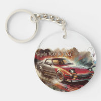 1982 Mazda RX7 fb acrylic keychain
