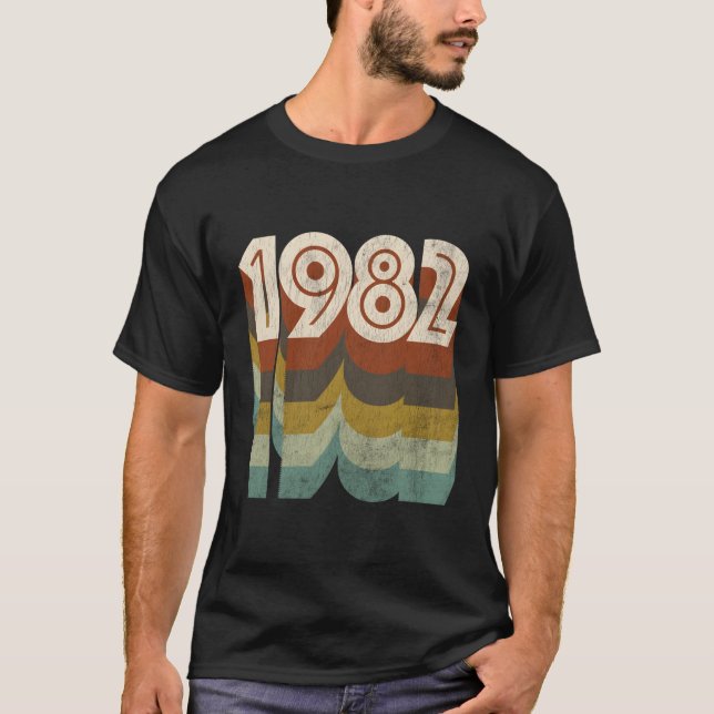 1982 Retro 38Th Birthday T-Shirt (Front)