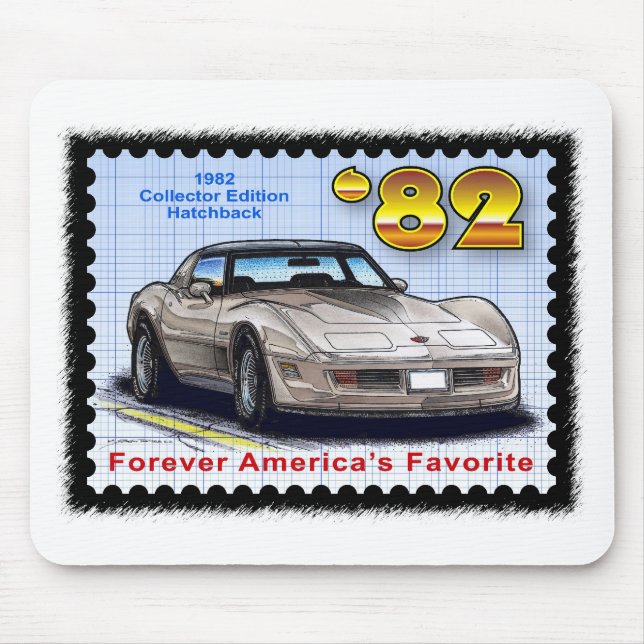 1982 Special Edition Corvette Mouse Mat (Front)