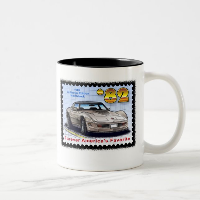1982 Special Edition Corvette Two-Tone Coffee Mug (Right)