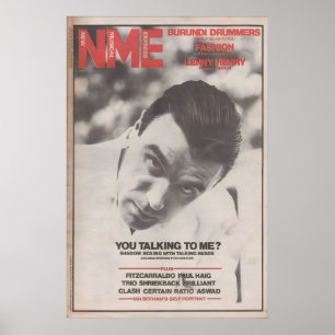 1982 TALKING HEADS Poster - Disc Clipping - David