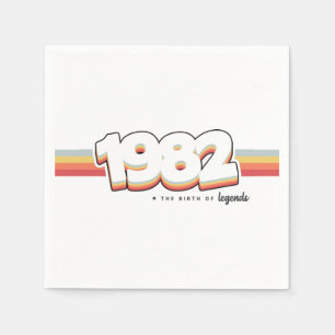 1982 The birth of legends Napkin