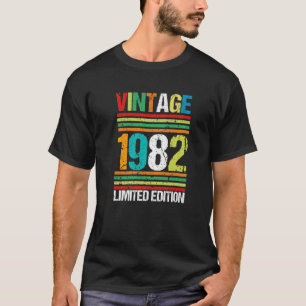 1982 Vintage Birthday Sunset Vintage 40 Years T-Shirt
