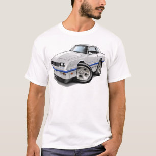 1983-88 Monte Carlo White-Blue Car T-Shirt