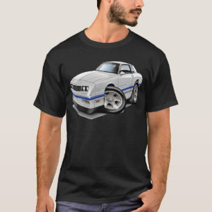 1983-88 Monte Carlo White-Blue Car T-Shirt