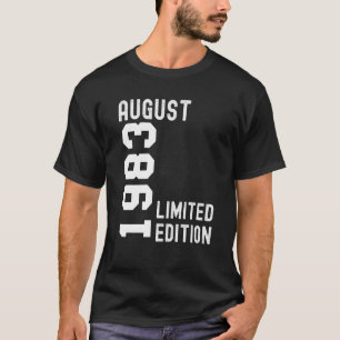 1983 August Happy Birthday Party T-Shirt
