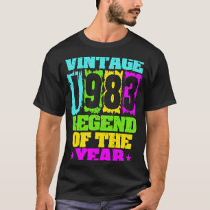 1983 Birthday Vintage 1983 & Born In 1983 Made In T-Shirt