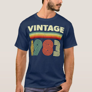 1983 Birthday Vintage Retro 38 years old Design T-Shirt