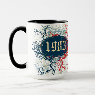 1983 Birthday Year or Since 1983 or Made in 1983 Mug