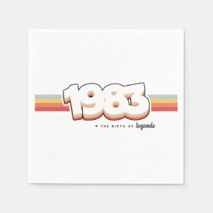 1983 The birth of legends Napkin