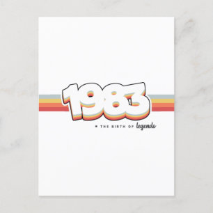 1983 The birth of legends Postcard