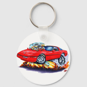 1984-93 Corvette Red Car Key Ring