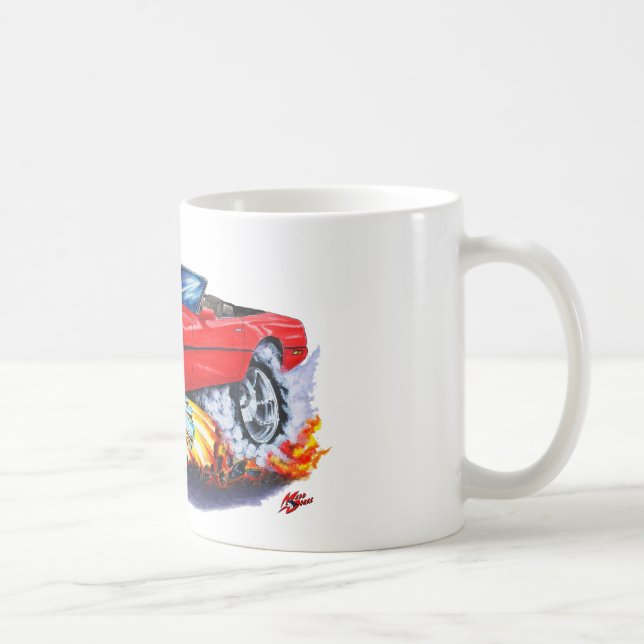 1984-93 Corvette Red Convertible Coffee Mug (Right)