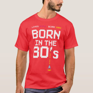 1984 Birtday Retro Gamer Piel Born in the 80s gift T-Shirt