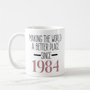 1984 Birthday 40th Years Old Gifts Women Mug