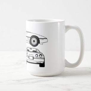 1984  Chevrolet Corvette schematic Mug