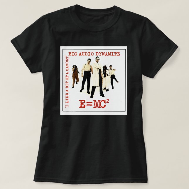 1984, E=MC2, Wave, Dynamite, Audio Big WLIR, Alter T-Shirt (Design Front)