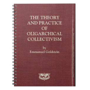 1984 Goldstein Book Cover Notebooks