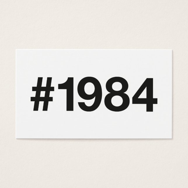 1984 Hashtag 41 Birthday Anniversary (Front)