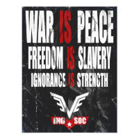1984 Newspeak Poster