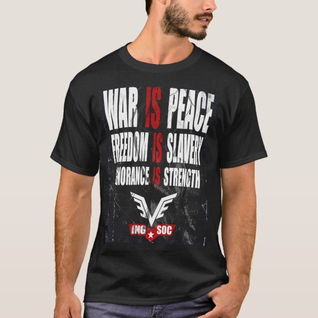1984 Newspeak Poster Shirt ( Men's ) (Front)