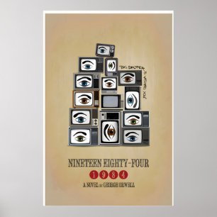 1984 Original Print Reinterpretation of the George