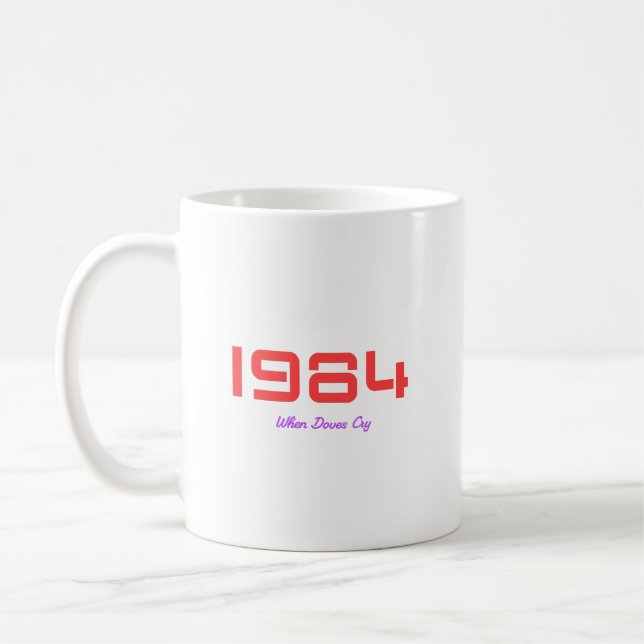 1984 Top Song Coffee Mug (Left)