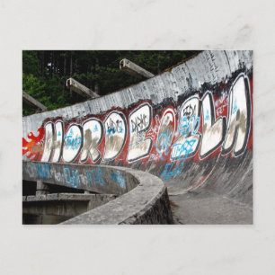 1984 Winter Olympics bobsled course, Sarajevo Postcard