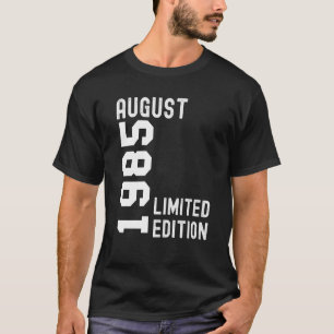 1985 August Happy Birthday Party T-Shirt