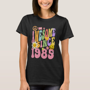 1985 Birthday Vintage Hippie Retro Awesome since 1 T-Shirt