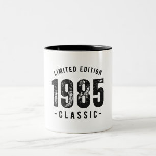 1985 Classic Birth Year Two-Tone Coffee Mug