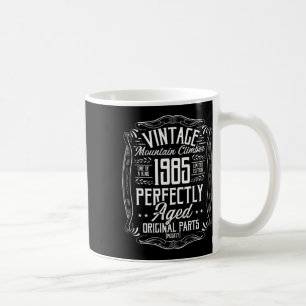 1985 Vintage Hiking Mountains Retro Hiker Born In  Coffee Mug