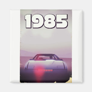 1985 vintage supercar poster magnet