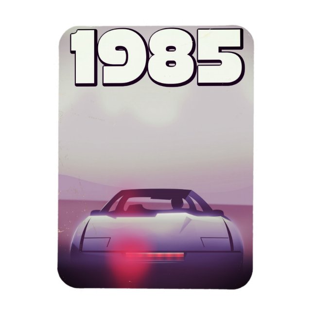 1985 vintage supercar poster magnet (Vertical)