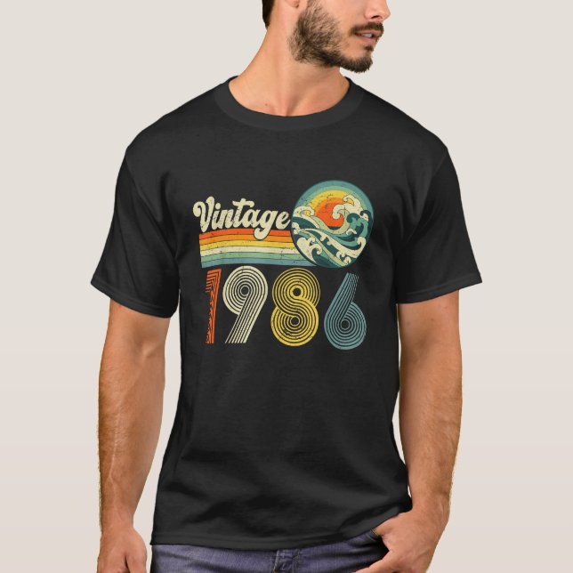 1986 40th Classic Gifts Limited Edition 40 Years T-Shirt (Front)