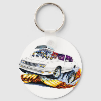 1986-88 Monte Carlo White Car Key Ring