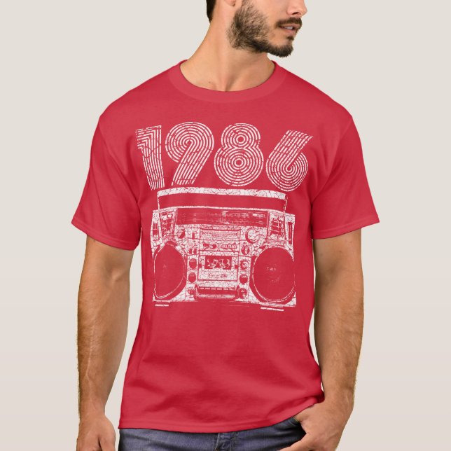 1986 Boombox T-Shirt (Front)