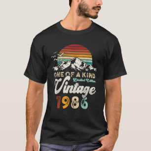 1986 Men Women 40 Year Old Retro 40th Made in 1986 T-Shirt
