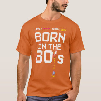 1987 Birtday Retro Gamer Piel Born in the 80s retr T-Shirt