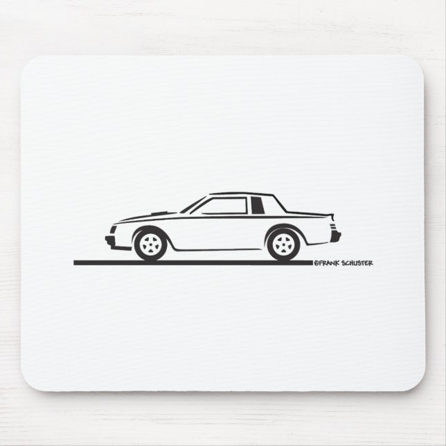 1987 Buick Grand National Mouse Mat (Front)