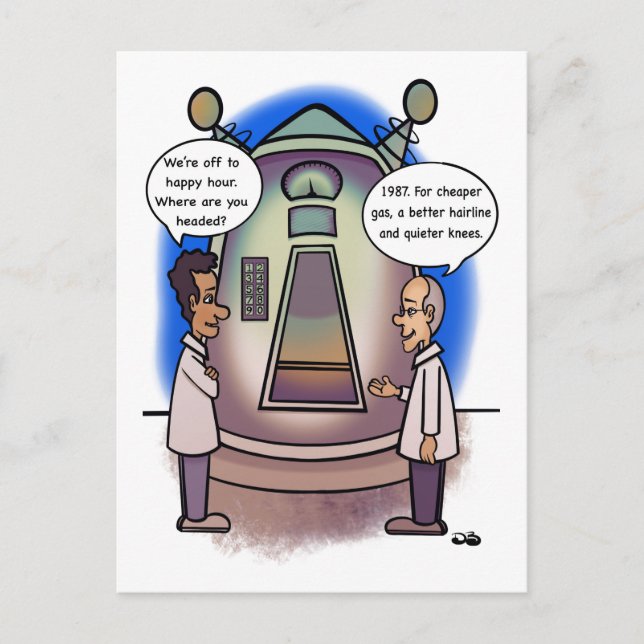 1987 Going Back In Time Postcard (Front)