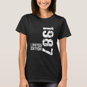 1987 Limited Edition Birthday Vintage Retro_2 T-Shirt