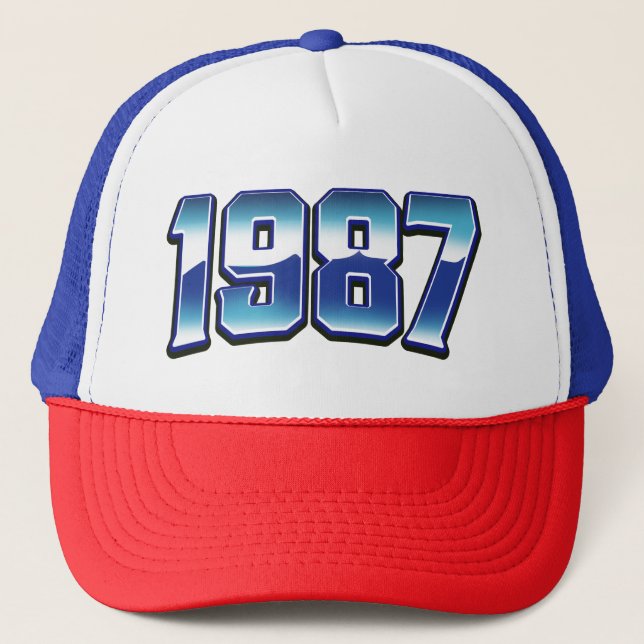 1987 T-Shirt Trucker Hat (Front)