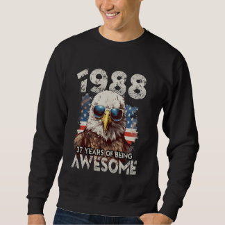 1988 37th Birthday Awesome Since 37 Years Sweatshirt