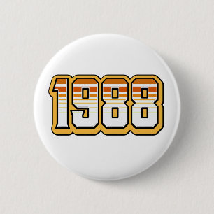 1988 6 CM ROUND BADGE
