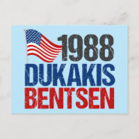 1988 Dukakis Bentsen Funny Retro Election