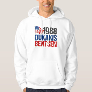 1988 Dukakis Bentsen Vintage Election Hoodie